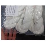 4pk White Cheesecloth Table Runners