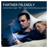 LUXJET Book Light for Reading and Crocheting Rechargeable Neck Light for Knitting and Repairing, Eye-Friendly Neck Reading Light with 3 Colours and Dimmable Brightness