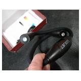 LUXJET Book Light for Reading and Crocheting Rechargeable Neck Light for Knitting and Repairing, Eye-Friendly Neck Reading Light with 3 Colours and Dimmable Brightness