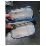 Travel essentials Electronic Cable Organizer Pouch Accessories Carry Case Portable Waterproof Double Layers multifunctional Storage Bag for Cord, Charger, Earphone, Dark Green, M