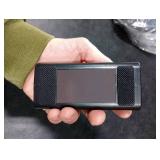 Orange Ninja Mini Knife Sharpener - Coarse & Fine Blade Sharpener, Sharpening System- Knife Sharpeners for Kitchen Knives, Pocket Kitchen Knives Sharpeners with Bottle Opener & Fridge Attachment