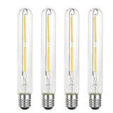 RUB0B0SHOP (4 Pack) T6.5 4W LED Tube Light Bulbs for Exit Sign Light, Refrigerator, Freezer Light Bulb 120V 4W E17 Base