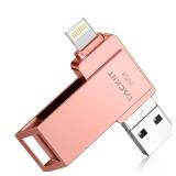 MFi Certified 512GB Flash Drives 3.0 High Speed 3ni1 USB Stick External Storage for iPhone/PC/iPad
