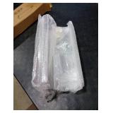 Yieach 4 Pack 15 Acrylic Shelves for Wall,Bathroom,Bedroom - with Adhesive - No Drilling Clear Floating Shelves for Funko Pop,Lego,Action Figures,Nail Polish,Perfume Shelf and Wall Storage & Display