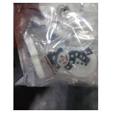 Moxweyeni 12 Pieces Christmas Cabinet Knobs for Kitchen Snowman Knobs Silicone Hand Cabinet Knob Cover Christmas Decorative Drawer Pulls for Xmas Winter Kitchen Home Party Decorations