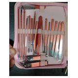 Manicure Set 30 in 1 Nail Clipper set, REDFLOW nail clippers, fingernail & toenail clippers, Manicure Tools, pedicure tools, Suitable for Travel Manicure Kit, Nail Set Kit With Everything Profe