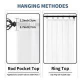 Karseteli Semi Voile White Sheer Curtains 72 Inches Long 2 Panels Rod Pocket Window Treatment for Living Room Bedroom Dining Room(White 54 W x 72 L)