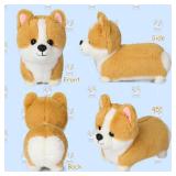 Plush Toy, Stuffed Animal Throw Plushie Pillow Doll, Soft Fluffy Friend Hugging Cushion - Cute Present for Every Age & Occasion (Corgi)
