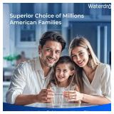 Waterdrop Plus DA97-17376B Water Filter Replacement for Samsung HAF-QIN/EXP, DA97-08006C, NSF/ANSI 401&53&42&372 Certified Refrigerator Water Filter, 2 Filters