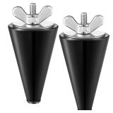 Dunkive 2 Pcs Rubber Winter Plug Applied in Boat Drains for 1/2 Inch to 1 Inch Holes, Long Tapered Rubber Stopper & Stainless Steel Head, Boat Drain Plug for Preventing Leaks and Water Intrusion