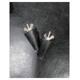 Dunkive 2 Pcs Rubber Winter Plug Applied in Boat Drains for 1/2 Inch to 1 Inch Holes, Long Tapered Rubber Stopper & Stainless Steel Head, Boat Drain Plug for Preventing Leaks and Water Intrusion