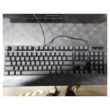 Keyboard and Mouse Gaming LED Wired Combo with Emitting Character Keyboard 4800DPI 2 Side Button USB Mouse Rainbow Backlit Mechanical Feeling Compatible with PC Raspberry Pi Mac Xbox one ps4