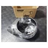 Flour Sifter 3 Cup for Baking, Crank Sifter with Professional Fine Mesh Baking Sifter Flour, One Hand Press Stainless Steel Flower Sifter, Excellent Flour Sieve Baker Dusting for Quick Sifting Omesata