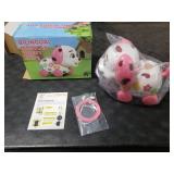 3-in-1 Musical Puppy Toys for 1 Year Old Girl Gift, Educational Baby Toy 6-12-18 Month, 1st Birthday Gift for 1 Year Old Girl Boy, First Bilingual Present for 7 8 9 10 Month Infant (Pink)