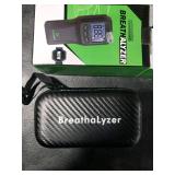 Breathalyzer, Alcohol Tester with Fuel Cell Sensor, Police-Grade Alcohol Breathalyzer Tester for Home Health Use, with 10 Mouthpieces (Black)