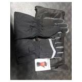 Rabbitroom Women Heated Gloves Winter Waterproof Touchscreen Electric Hand Warmers Rechargeable Insulated Ski USB Men Gloves Perfect for Freezer Work Cycling Walking Running Outdoor Activities(M Size)