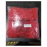 HolidayIdeas 2 Pack Red Spandex Table Cover for 8 Foot Table, Fitted Stretch 96 Inch Skirt for Christmas Buffet, Large Party