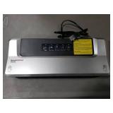 Bonsenkitchen Vacuum Sealer Machine with Mason Jar Sealer Kit | Compact Food Sealer for Kitchen Storage & Meal Prep | Multiple Modes | External Vacuum System & 40 Vacuum Bags, Silver