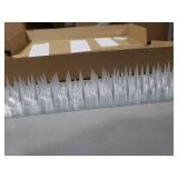 Petfolio 32 Pack Scat Mat - 13.3 x 3.3 Inch Cat Spike Mat With 1 Inch Spike Is A Perfect Pet Training Mat For Cat Repellent Indoor & Outdoor To Deter Cats, Dogs & Other Animals For All Seasons (Clear)