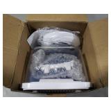 8 Blade All-in-1 Vegetable Chopper Mandoline Slicer with Container, Food Chopper, Onion Chopper, Veggie Cutter for Salad, Kitchen Gadgets Accessories Essentials, White