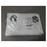 NICETOWN White Sheer Curtains 84 inches Long - Home Decoration Grommet Airy & Lightweight Elegant Window Treatments with Light Filtering for Bedroom/Living Room (2 Panels, W54 x L84)