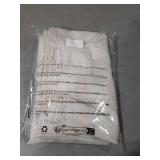 MYSKY HOME Natural Linen Sheer Curtains 63 Inch Length for Bedroom, Window Curtain Panels Light Filtering Privacy Drapes Set, Boho Farmhouse Style Texture Soft Touch, 50 x 63, Linen, 2 Panels