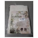 MYSKY HOME Natural Linen Sheer Curtains 63 Inch Length for Bedroom, Window Curtain Panels Light Filtering Privacy Drapes Set, Boho Farmhouse Style Texture Soft Touch, 50 x 63, Linen, 2 Panels