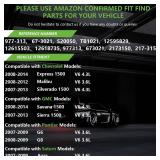Electronic Throttle Body Compatible with Chevrolet Express 1500 2008-14, Silverado 1500 07-13, Malibu 08-12, GMC Savana 1500 08-14, Sierra 1500 07-13, Pontiac G6 07-09, G8 08-09, 3.6L 4.3L 12595829