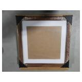 euwazram Rustic Walnut 10x10 Frame - Single Frame, 10 x 10 Poster Frame with Mat for 8x8, Picture Frames for Artwork, Puzzles, Photos and Movie Posters