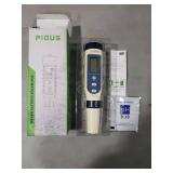 Pious PH Tester Digital, 5 in 1 PH Meter for Water/Salinity Meter/tds/ec/Thermometer, Pool Salt Tester with Constant Temperature Compensation, Suitable for Drinking Water Swimming Pools Aquariums