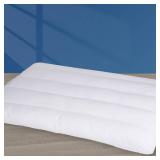 MINUPWELL Ultra Flat Pillows for Sleeping Thin, 7D High Support 2.5 inch Height Ultra Thin Pillows,Slim Bed Pillows for Stomach Sleeper,King Size -18x36 in