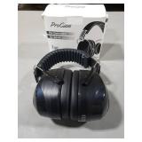 ProCase Ear Hearing Protection Ear Muffs NRR 32dB, Noise Cancelling Safety Headphones for Adults/Teen, Autism Sensory Sound Proof Earmuffs for Shooting/Hunting Gun Range, Mowing Construction -Black