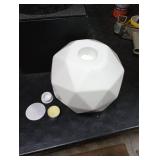 Handmade White Ceramic Decorative Urn Large Cremation Urn for Ashes Adult Male or Female Memorial Urn, 220 lbs Capacity
