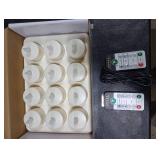 HL Rechargeable Tea Lights with Remote & Charging Base,12pcs 50+Hours Rechargeable Battery Operated Tea Lights Timer, LED Votive TeaLights Flameless Candles Yellow Light for Wedding Home Party Decor