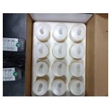HL Rechargeable Tea Lights with Remote & Charging Base,12pcs 50+Hours Rechargeable Battery Operated Tea Lights Timer, LED Votive TeaLights Flameless Candles Yellow Light for Wedding Home Party Decor