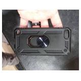 ULAK Compatible with iPod Touch 7/6/5 Case with 2 HD Screen Protectors, Hybrid Rugged Shockproof Cover with Built-in Kickstand for iPod Touch 7th/6th/5th Generation (Black)