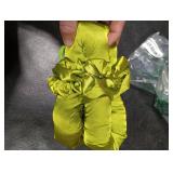 BLINKEEN Jumbo Heatless Hair Curler Set-Satin Heatless Curls Overnight, Jumbo Curling Rod Headband, No Heat Curlers To Sleep in (Green)