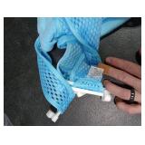 Baby Bath Support Mesh Pad Newborn Bath Tub Seat Net Non-Slip Baby Tub Mat Floating Bathtub Seat Cushion Adjustable Pillow for Bathing Cushion Pad Mat for 0-3 Years Old (No Bathtub)