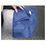 homing Rectangle Table Cloth Cover, Waterproof Polyester Elastic Fitted Tablecloth, Fits for 6 Foot Folding Tables, Washable Table Protector for Picnic, Camping, Outdoor (Navy Blue, 30 x 72)