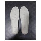 DWTWLE 4D Cloud Insoles for Men and Women, Memory Foam Cloud Insoles Super Soft Anti-Fatigue, Shock Absorption, Relieve Foot Pain, (Gray, Men: US 7-11)