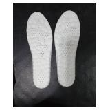 DWTWLE 4D Cloud Insoles for Men and Women, Memory Foam Cloud Insoles Super Soft Anti-Fatigue, Shock Absorption, Relieve Foot Pain, (Gray, Men: US 7-11)