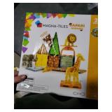 MAGNA-TILES Safari Animals 25-Piece Magnetic Construction Set, The ORIGINAL Magnetic Building Brand