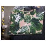 Conair Travel Toiletry Bag - Makeup Bag - Cosmetic Bag -Travel Makeup Bag - Perfect for Vacations - Weekender Shape - Pink Palm Print