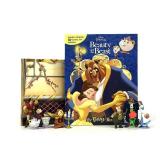 Disney Beauty and the Beast My Busy Books - Storybook, 10 figurines, playmat