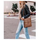 MASINTOR Crossbody Purses for Women, Multi Pocket Casual Crossbody Bag, Adjustable Strap Shoulder Bag with Tassel