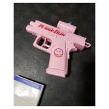 Prank Water Gun, Prank Two-Way Water Gun - Self-Soaking Spray Front & Back, Hilarious Gag Gift & Novelty Toy for Parties, Summer Fun(Pink)