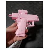 Prank Water Gun, Prank Two-Way Water Gun - Self-Soaking Spray Front & Back, Hilarious Gag Gift & Novelty Toy for Parties, Summer Fun(Pink)