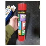 HTVVETUR Red HTV Iron on Vinyl 12Inch by 35ft Heat Transfer Vinyl for T-Shirt HTV Rolls for All Cutter Machine - Easy to Cut & Weed (35ft, Red)