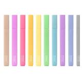 Vitoler Aesthetic Highlighters,10 Pcs Chisel Tip,Dry Fast Easy to Hold,Highlighter Set of Cute Office Desk Accessories, School Supplies