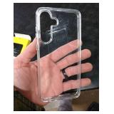 JETech 5 in 1 Matte Case for Samsung Galaxy S25 Edge with 2-Pack Each Screen Protector and Camera Lens Protector, Translucent Back Phone Cover, Tempered Glass Film (Icyblue)